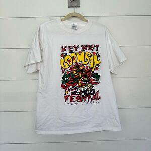 Key West Adult Large Vintage Made in USA Goombay Festival Tee